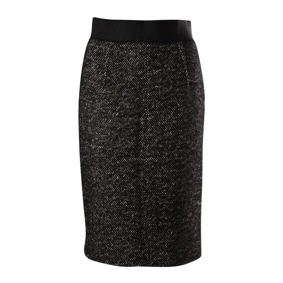 Giambattista Valli Tweed Pencil Skirt in Grey Linen - Picture 1 of 7